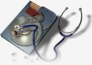Hard Drive and Stethoscope
